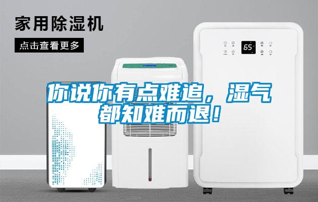 你說你有點難追，濕氣都知難而退！
