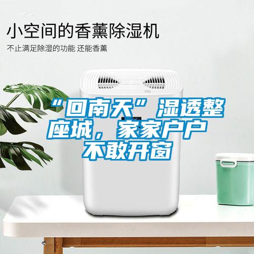 “回南天”濕透整座城，家家戶戶不敢開窗