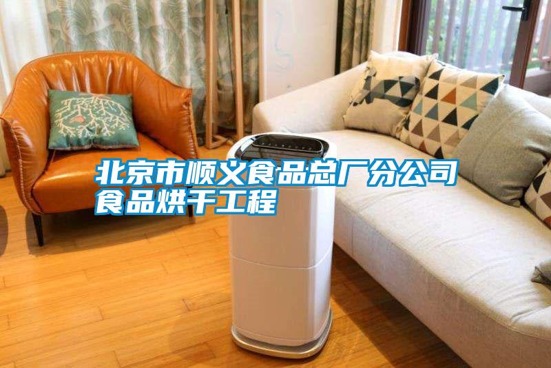北京市順義食品總廠分公司食品烘幹工程