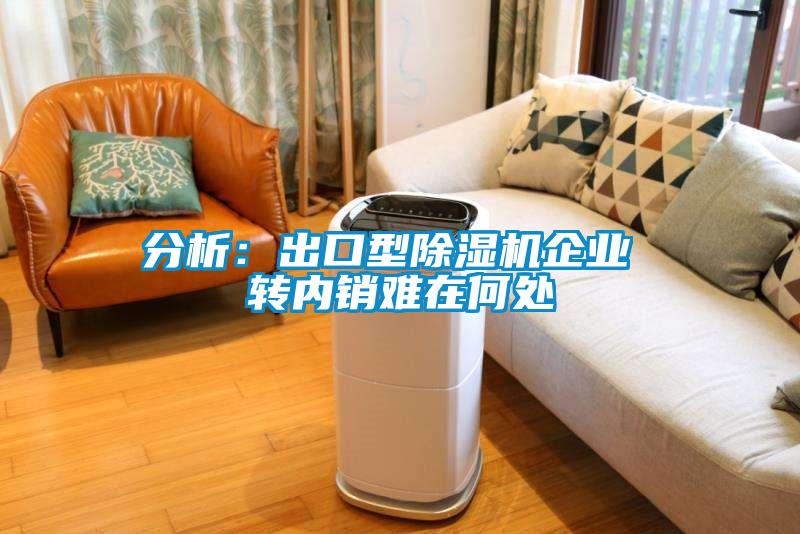 分析：出口型91看片在线下载機企業 轉內銷難在何處