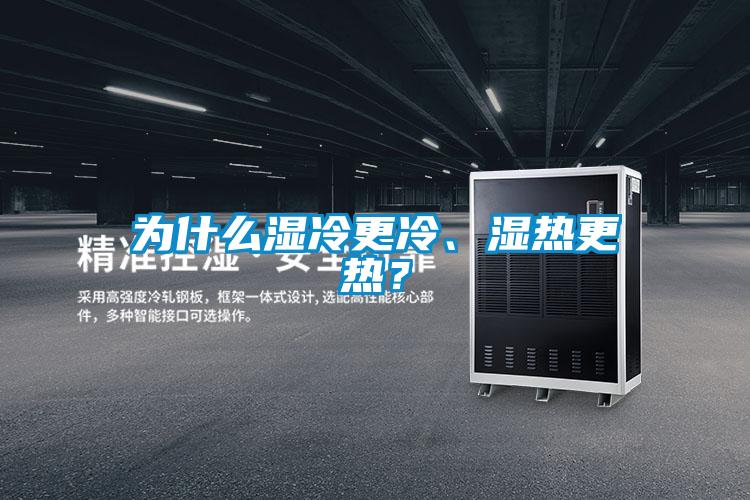為什麽濕冷更冷、濕熱更熱？
