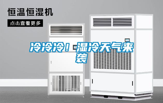 冷冷冷！濕冷天氣來襲