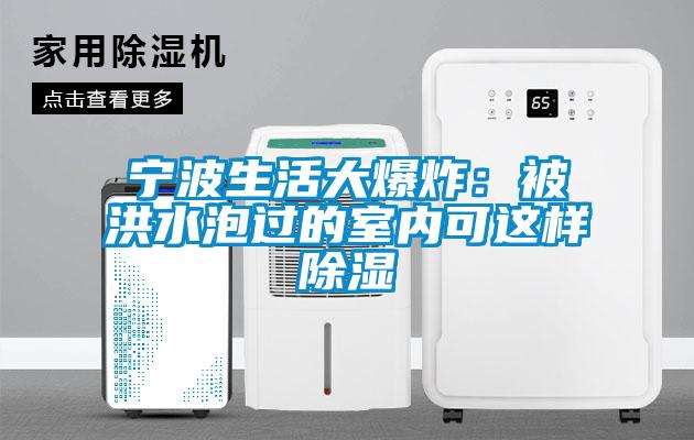 寧波生活大爆炸：被洪水泡過的室內可這樣91看片在线下载