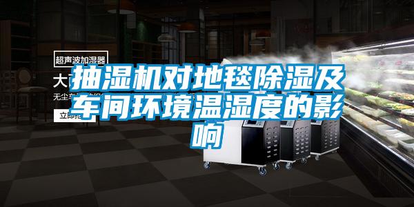 抽濕機對地毯91看片在线下载及車間環境溫濕度的影響