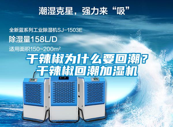 幹辣椒為什麽要回潮？幹辣椒回潮加濕機