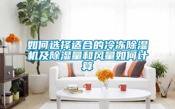 如何選擇適合的冷凍91看片在线下载機及91看片在线下载量和風量如何計算