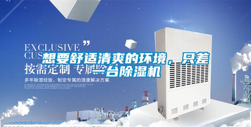 想要舒適清爽的環境，隻差一台91看片在线下载機
