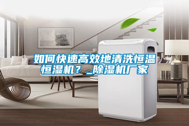 如何快速高效地清洗恒溫恒濕機？_91看片在线下载機廠家