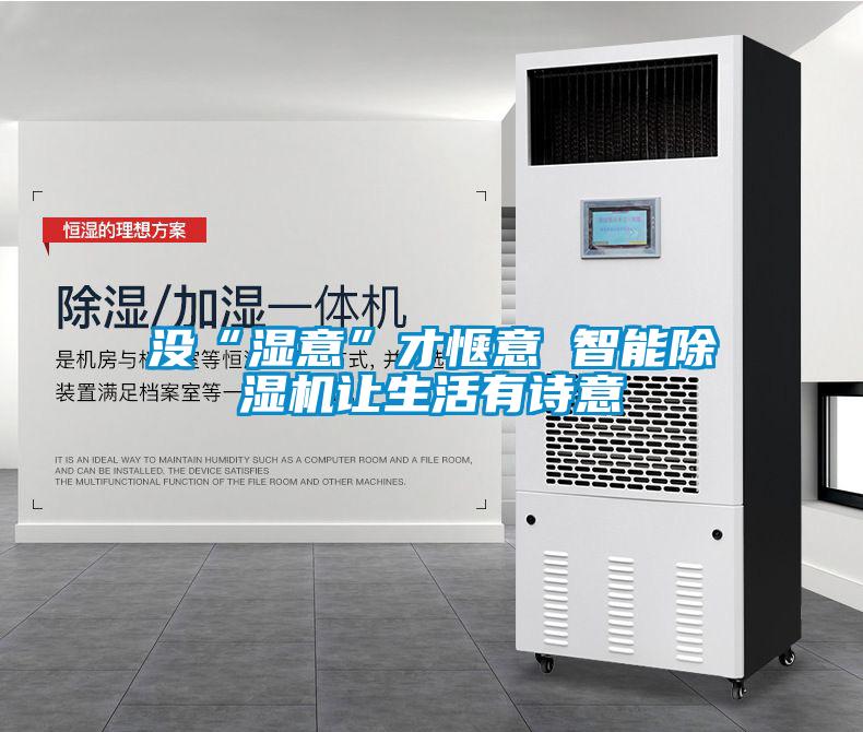 沒“濕意”才愜意 智能91看片在线下载機讓生活有詩意