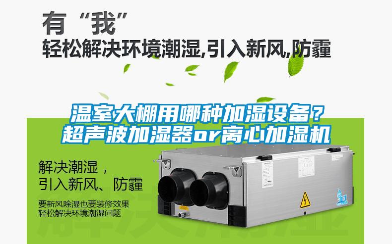溫室大棚用哪種加濕設備？超聲波加濕器or離心加濕機