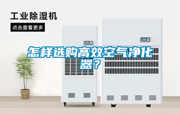 怎樣選購高效空氣淨化器？