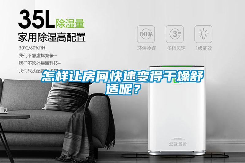 怎樣讓房間快速變得幹燥舒適呢？