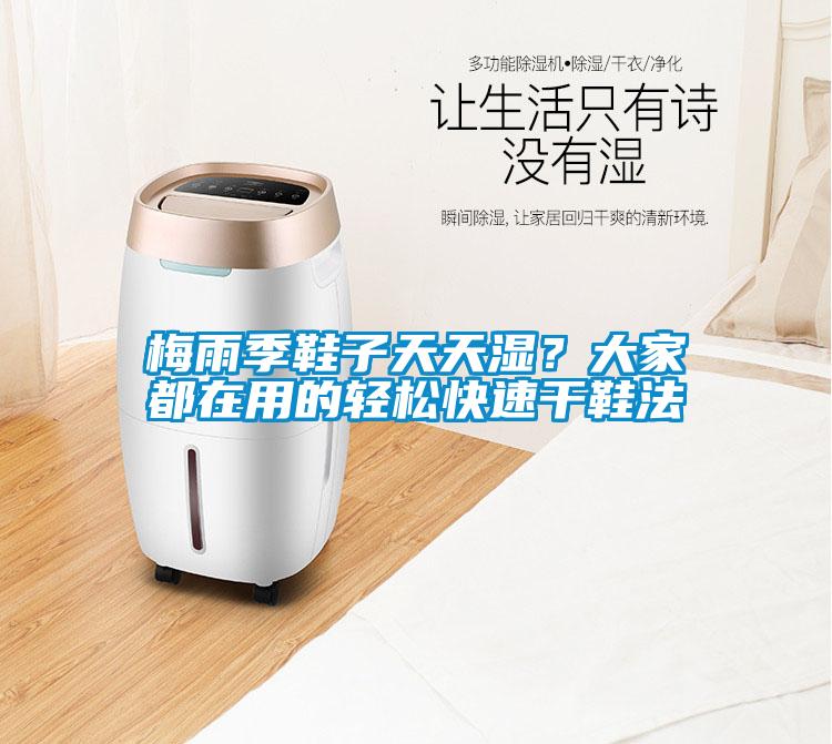 梅雨季鞋子天天濕？大家都在用的輕鬆快速幹鞋法