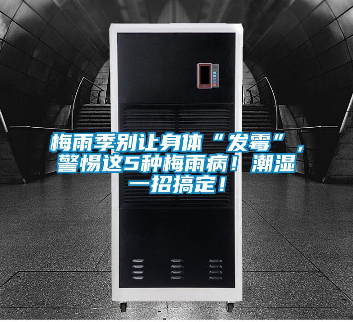 梅雨季別讓身體“發黴”，警惕這5種梅雨病！潮濕一招搞定！