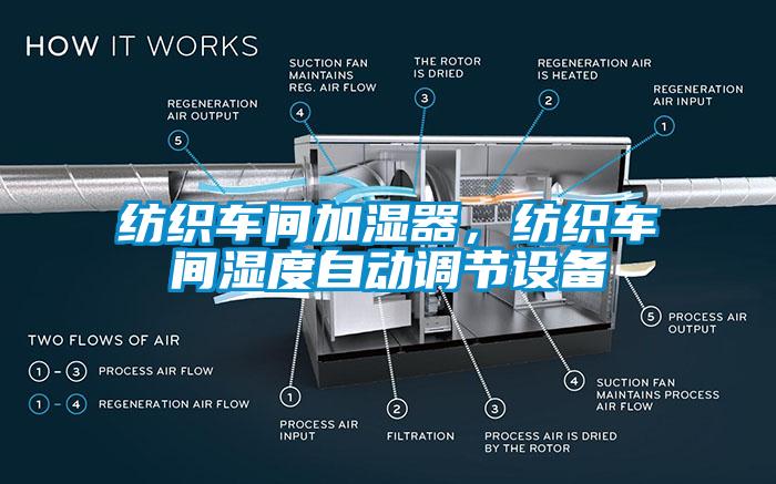 紡織車間加濕器，紡織車間濕度自動調節設備