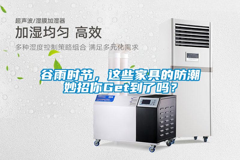 穀雨時節，這些家具的防潮妙招你Get到了嗎？