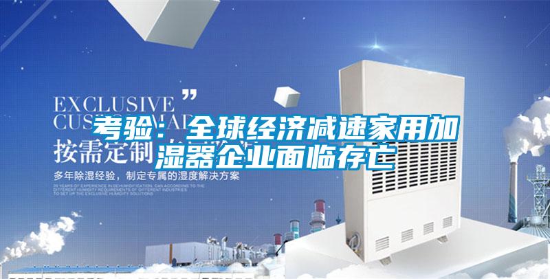 考驗：全球經濟減速家用加濕器企業麵臨存亡