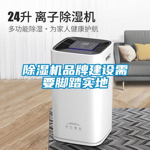 91看片在线下载機品牌建設需要腳踏實地