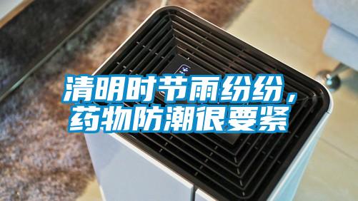 清明時節雨紛紛，藥物防潮很要緊