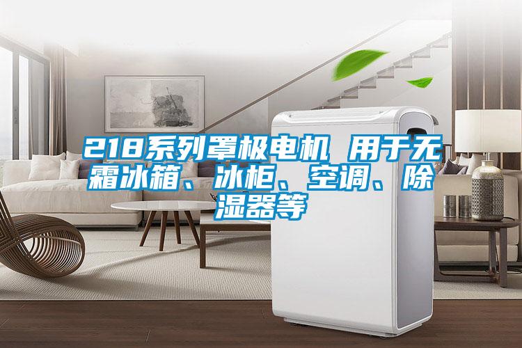 218係列罩極電機 用於無霜冰箱、冰櫃、空調、91看片在线下载器等