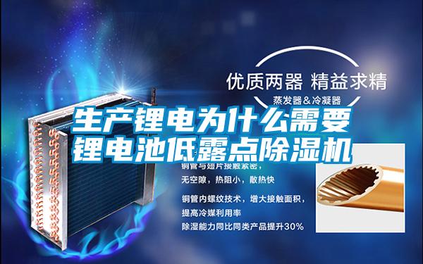 生產鋰電為什麽需要鋰電池低露點91看片在线下载機