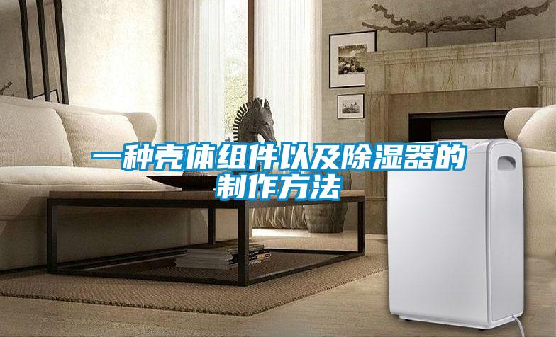 一種殼體組件以及91看片在线下载器的製作方法