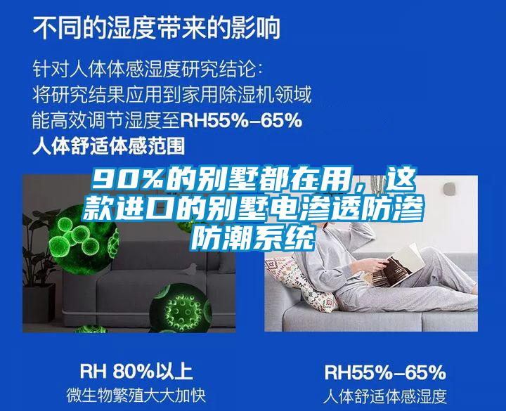90%的別墅都在用，這款進口的別墅電滲透防滲防潮係統