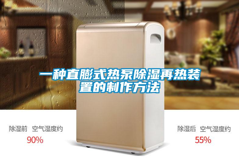 一種直膨式熱泵91看片在线下载再熱裝置的製作方法