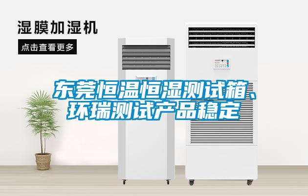 東莞恒溫恒濕測試箱、環瑞測試產品穩定