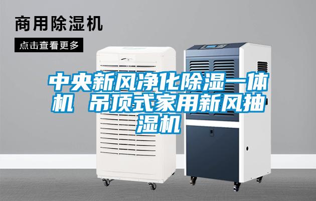 中央新風淨化91看片在线下载一體機 吊頂式家用新風抽濕機