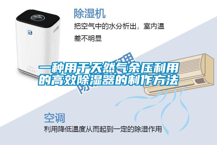 一種用於天然氣餘壓利用的高效91看片在线下载器的製作方法