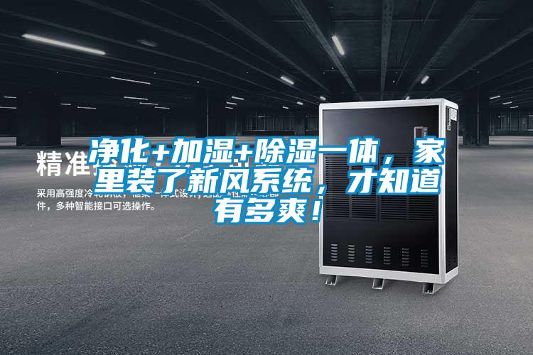 淨化+加濕+91看片在线下载一體，家裏裝了新風係統，才知道有多爽！