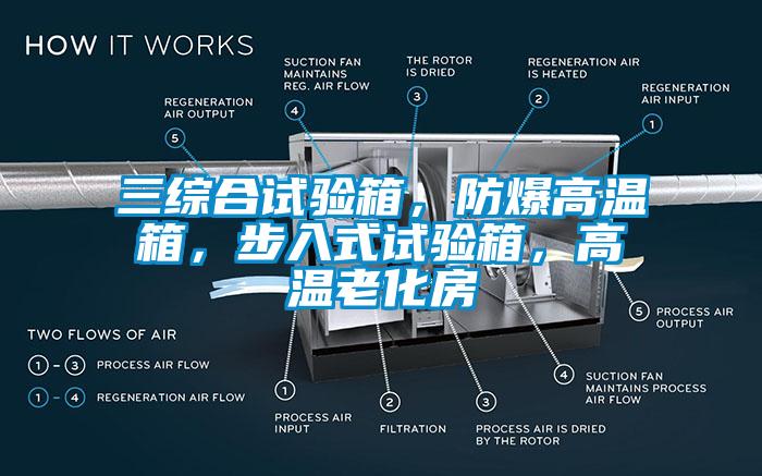 三綜合試驗箱，防爆高溫箱，步入式試驗箱，高溫老化房