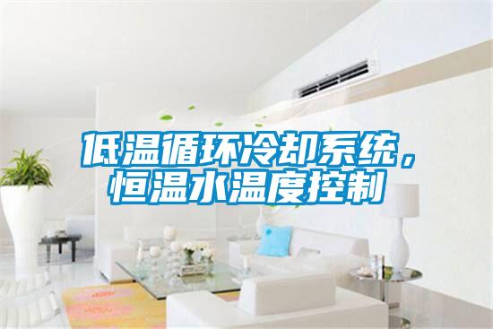 低溫循環冷卻係統，恒溫水溫度控製