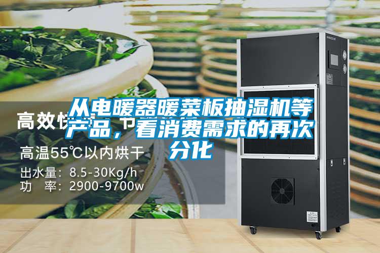 從電暖器暖菜板抽濕機等產品，看消費需求的再次分化