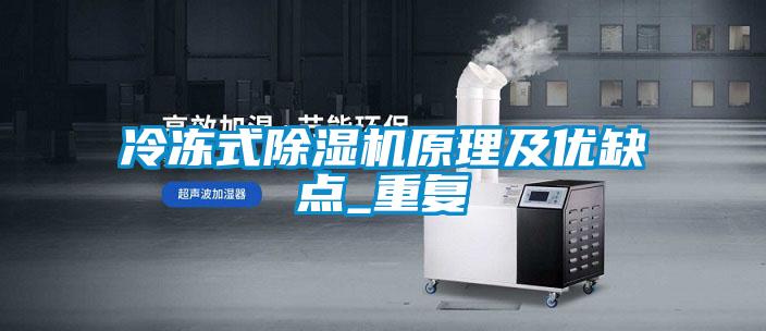 冷凍式91看片在线下载機原理及優缺點_重複