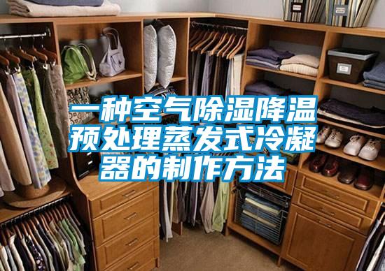 一種空氣91看片在线下载降溫預處理蒸發式冷凝器的製作方法