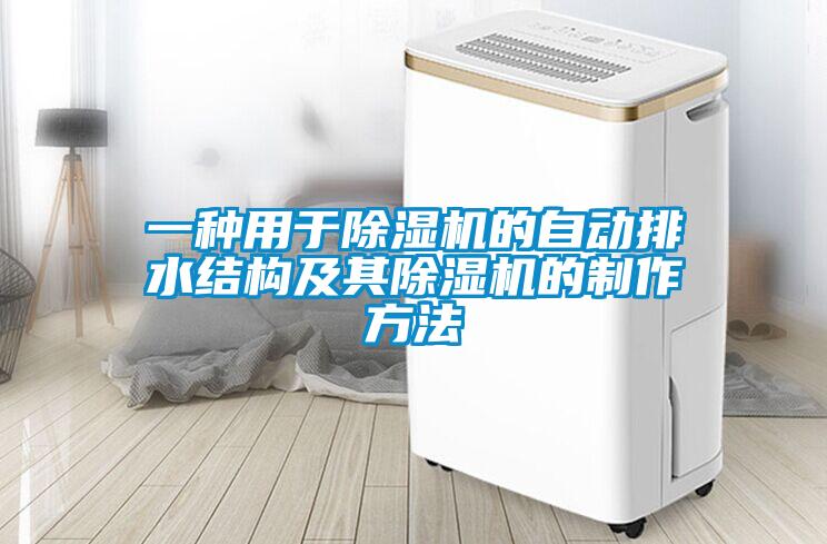 一種用於91看片在线下载機的自動排水結構及其91看片在线下载機的製作方法
