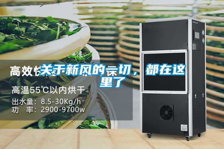 關於新風的一切，都在這裏了