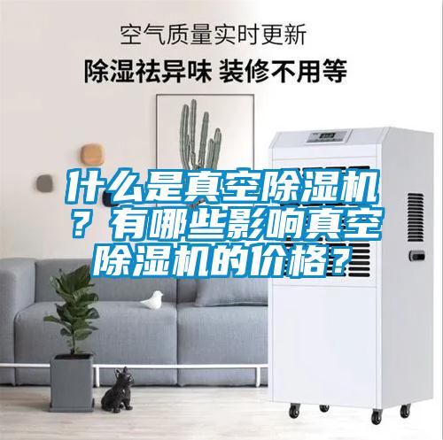什麽是真空91看片在线下载機？有哪些影響真空91看片在线下载機的價格？