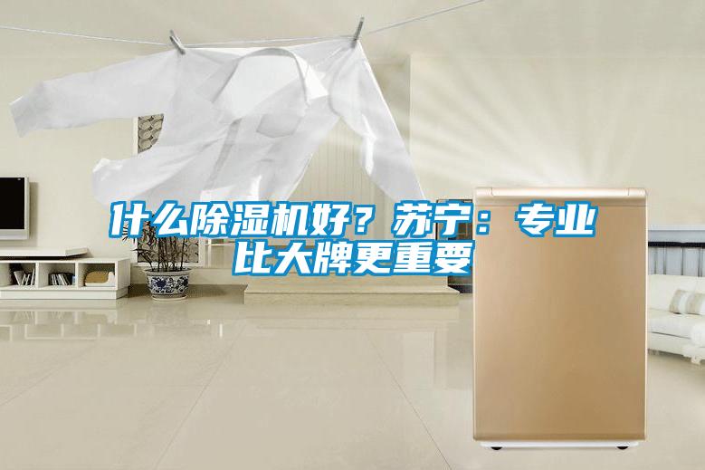 什麽91看片在线下载機好？蘇寧：專業比大牌更重要