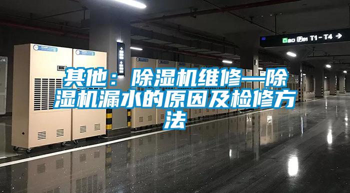 其他：91看片在线下载機維修—91看片在线下载機漏水的原因及檢修方法