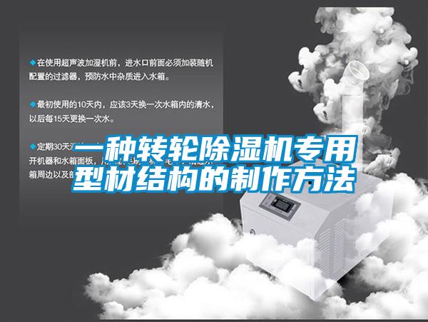 一種轉輪91看片在线下载機專用型材結構的製作方法