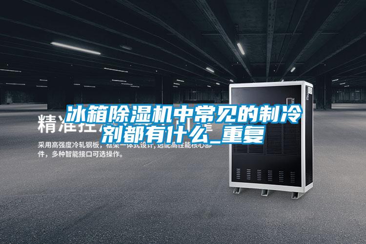 冰箱91看片在线下载機中常見的製冷劑都有什麽_重複