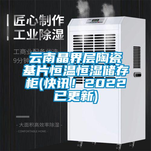 雲南晶界層陶瓷基片恒溫恒濕儲存櫃(快訊！2022已更新)