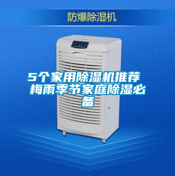 5個家用91看片在线下载機推薦 梅雨季節家庭91看片在线下载必備