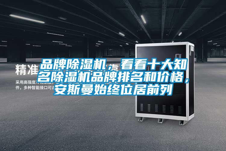 品牌91看片在线下载機，看看十大知名91看片在线下载機品牌排名和價格，安斯曼始終位居前列