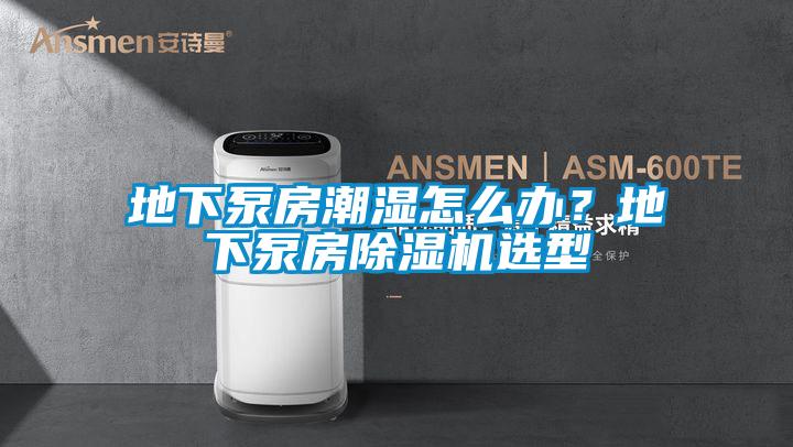 地下泵房潮濕怎麽辦？地下泵房91看片在线下载機選型