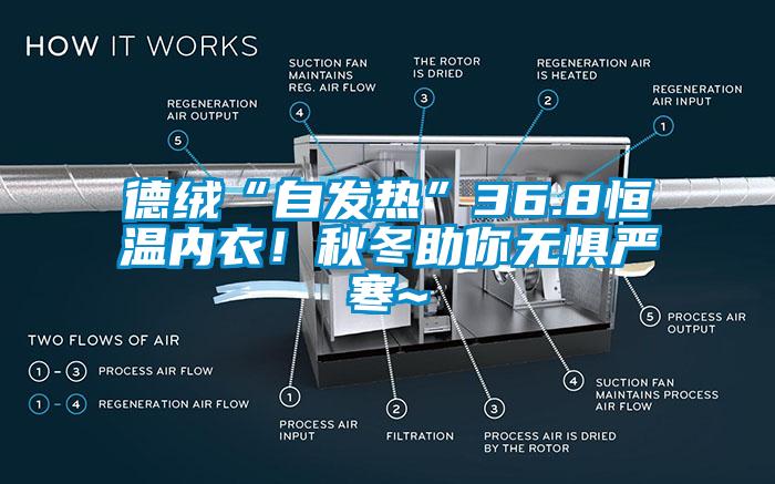 德絨“自發熱”36.8恒溫內衣！秋冬助你無懼嚴寒~