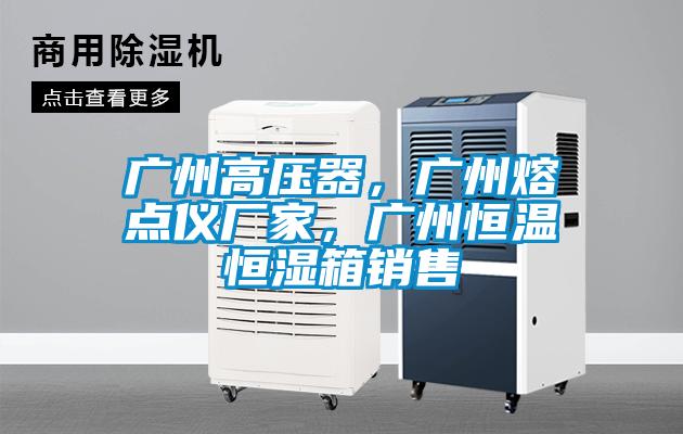 廣州高壓器，廣州熔點儀廠家，廣州恒溫恒濕箱銷售